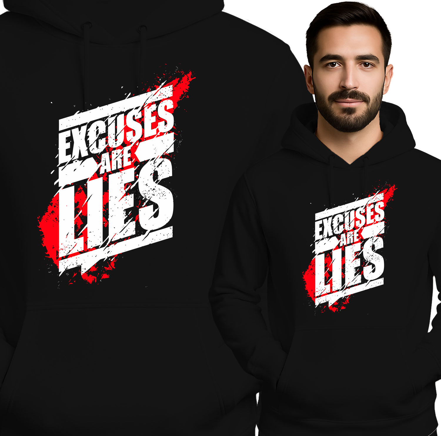 'Ecuses are lieas'