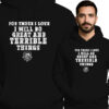 'FOR THOSE I LOVE I WILL DO GREAT AND TERRIBLE THINGS'