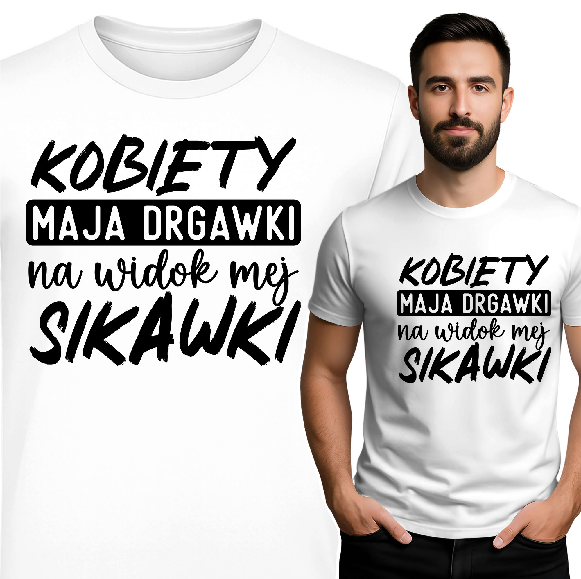 'Kobiety mają drgawki na widok mej sikawki'