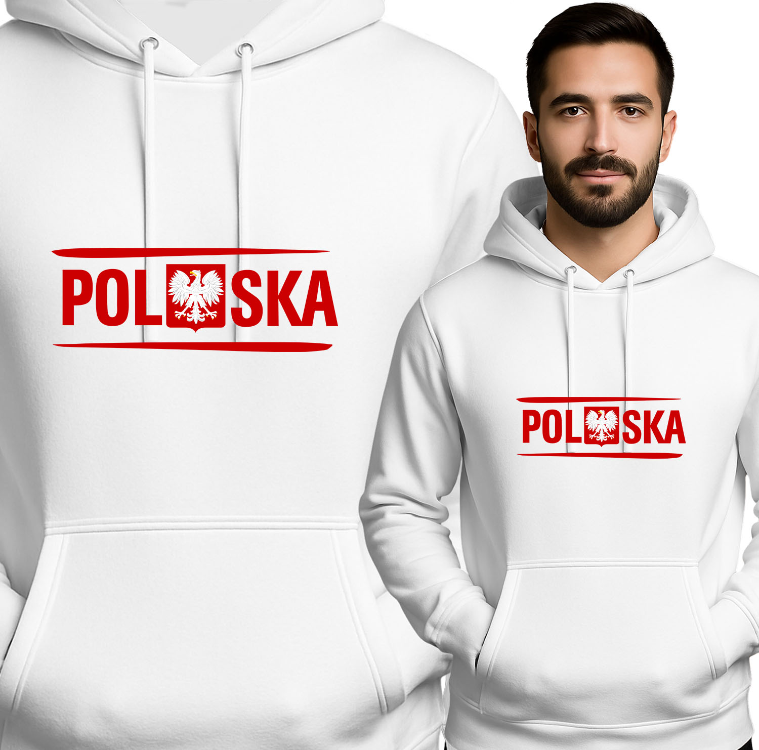 'Polska' z godłem