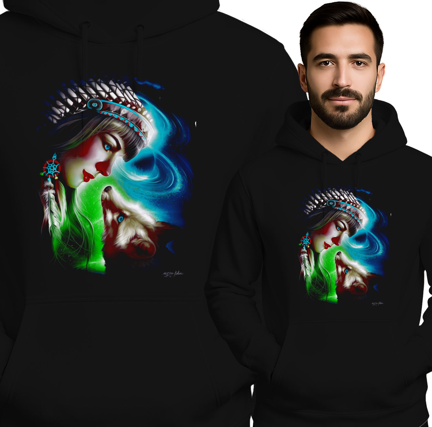 'Northern Lights – Wolf & Warrior'