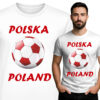 'Polska Poland' biało czerwona piłka