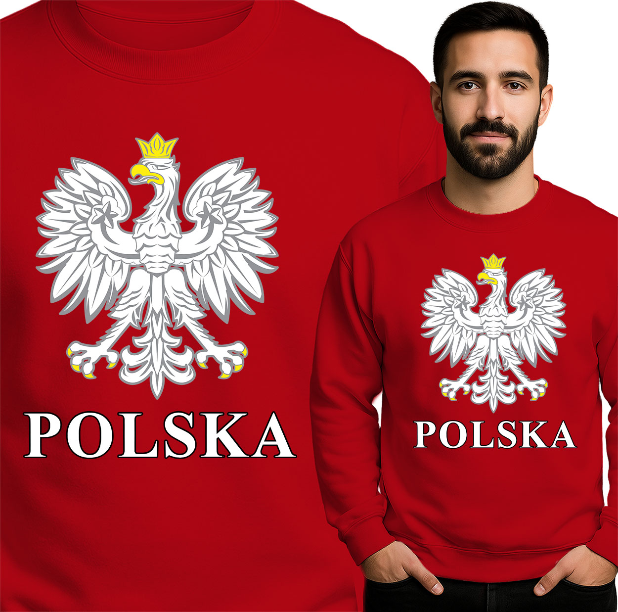 'Polska' z Orłem' dla kibica
