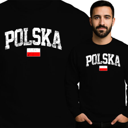 'POLSKA' z flaga