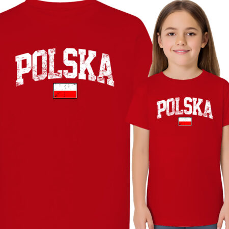 'POLSKA' z flaga
