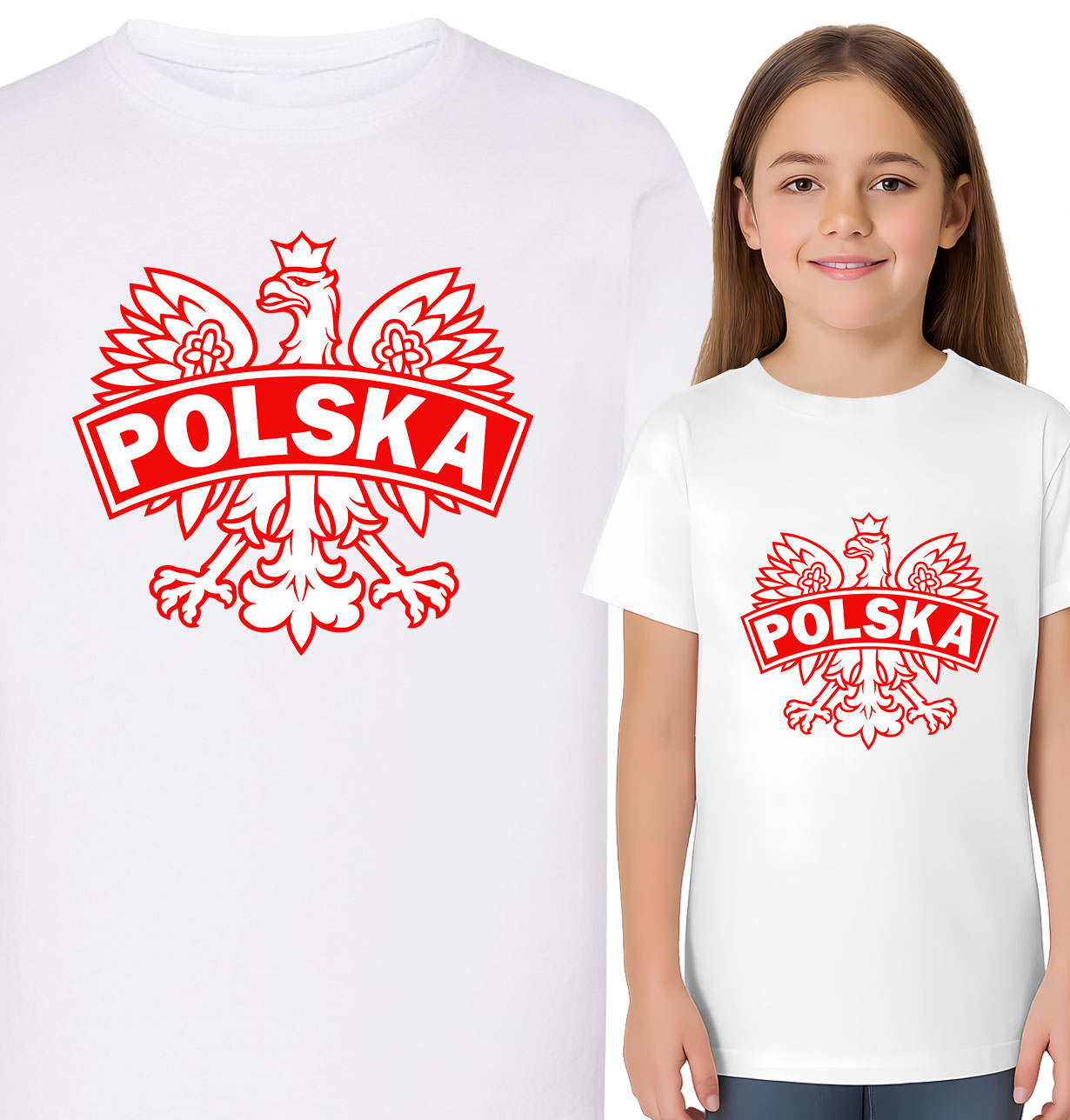 'Polska'  z orłem