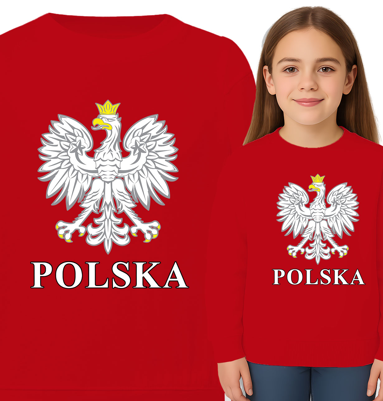 'Polska' z Orłem' dla kibica