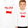'Polska' z flagą narodową