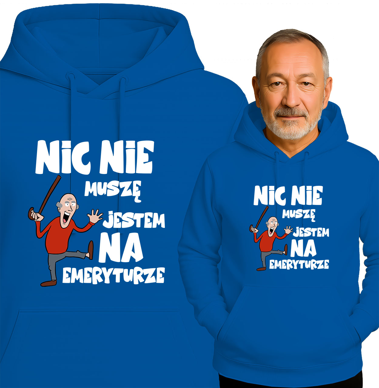 'NIC NIE MUSZĘ JESTEM NA EMERYTURZE'