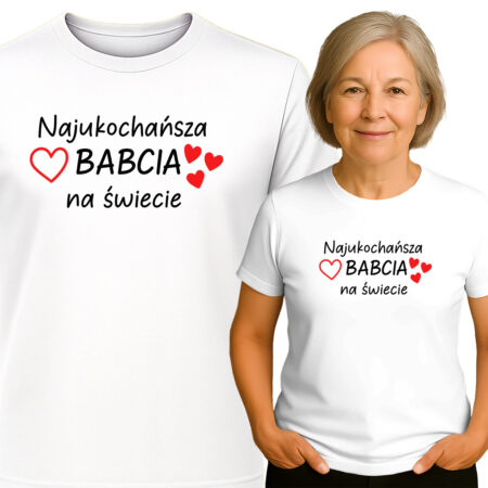 'Najukochańsza BABCIA na świecie'
