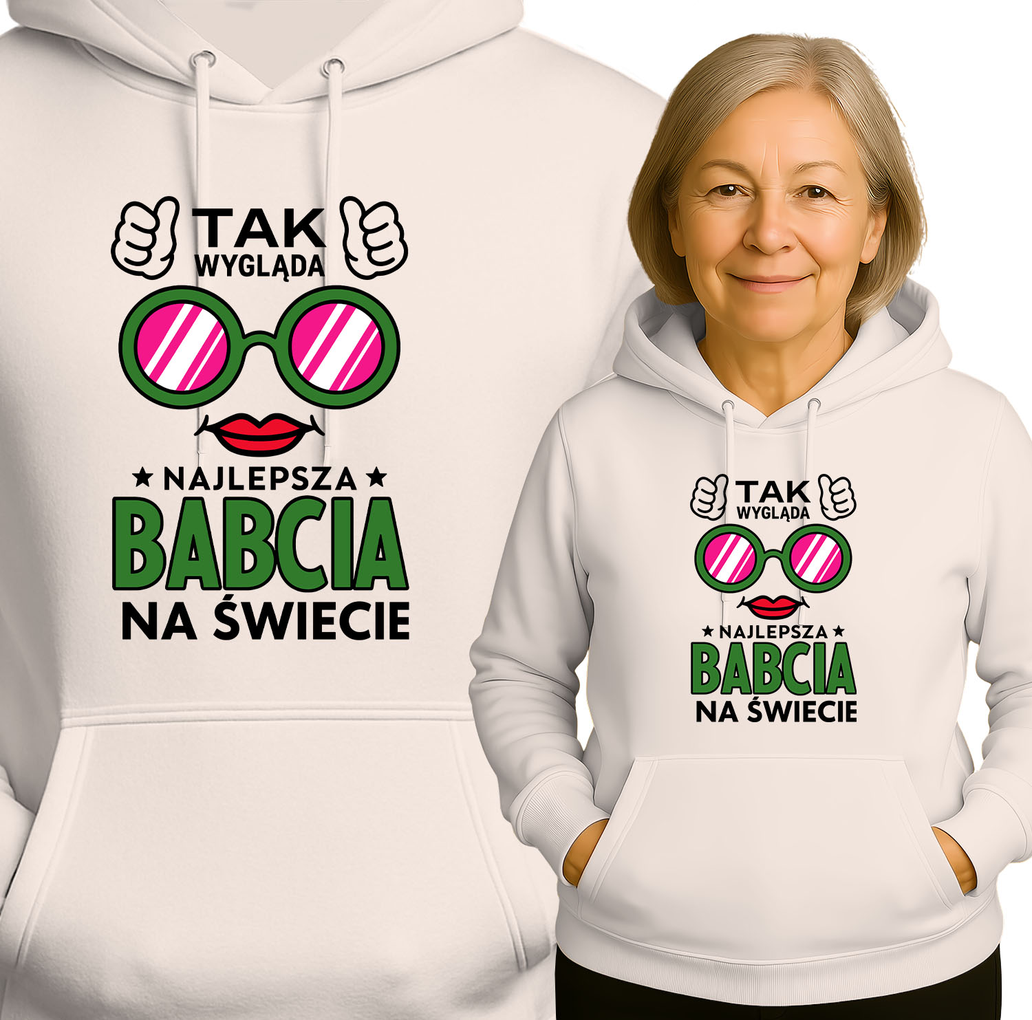 'TAK WYGLĄDA NAJLEPSZA BABCIA NA ŚWIECIE'