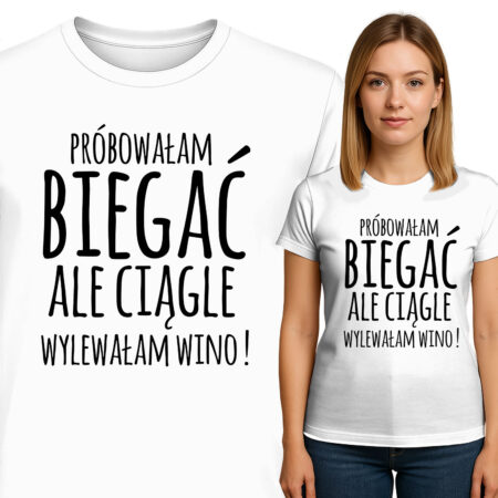 'PRÓBOWAŁAM BIEGAC ALE CIĄGLE WYLEWAŁAM WINO!'