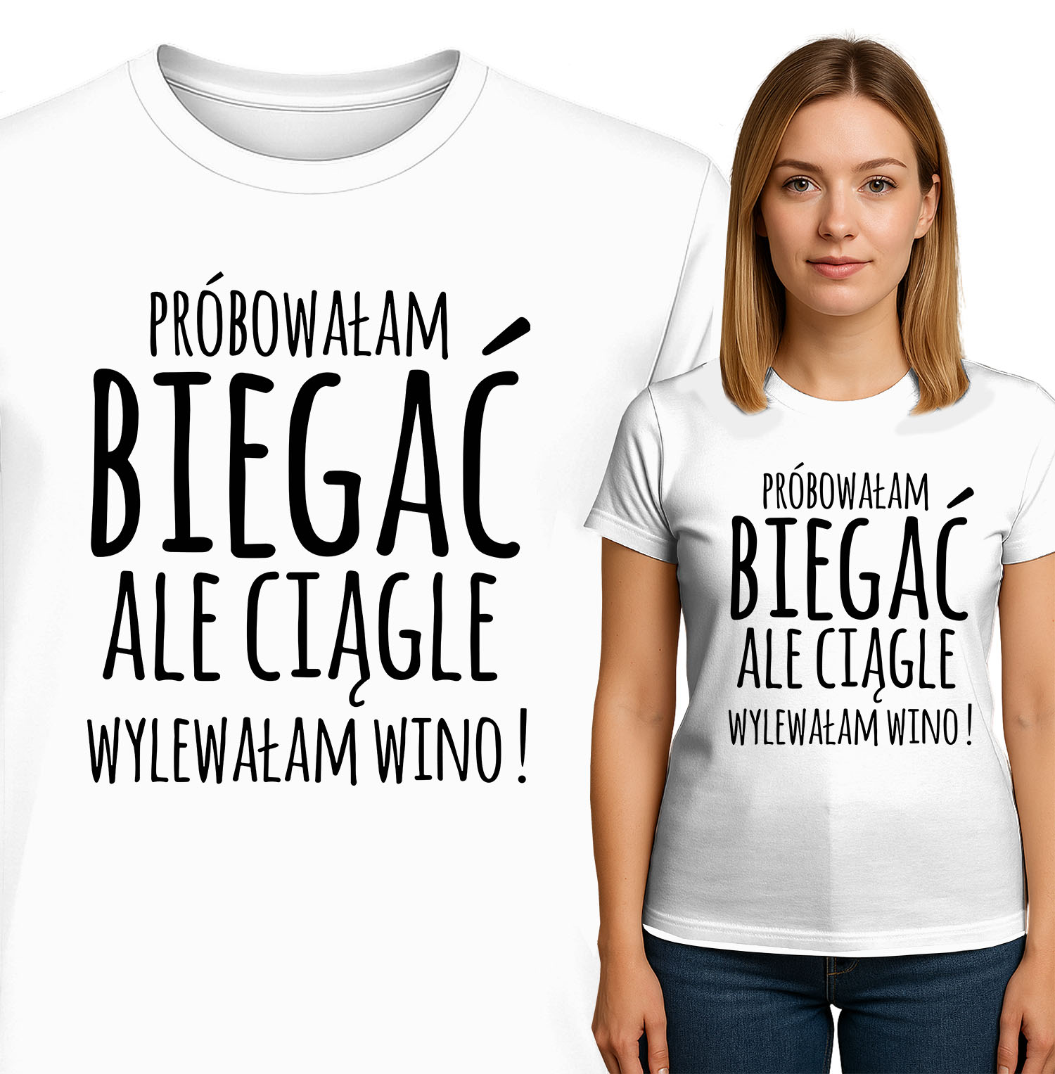 'PRÓBOWAŁAM BIEGAC ALE CIĄGLE WYLEWAŁAM WINO!'