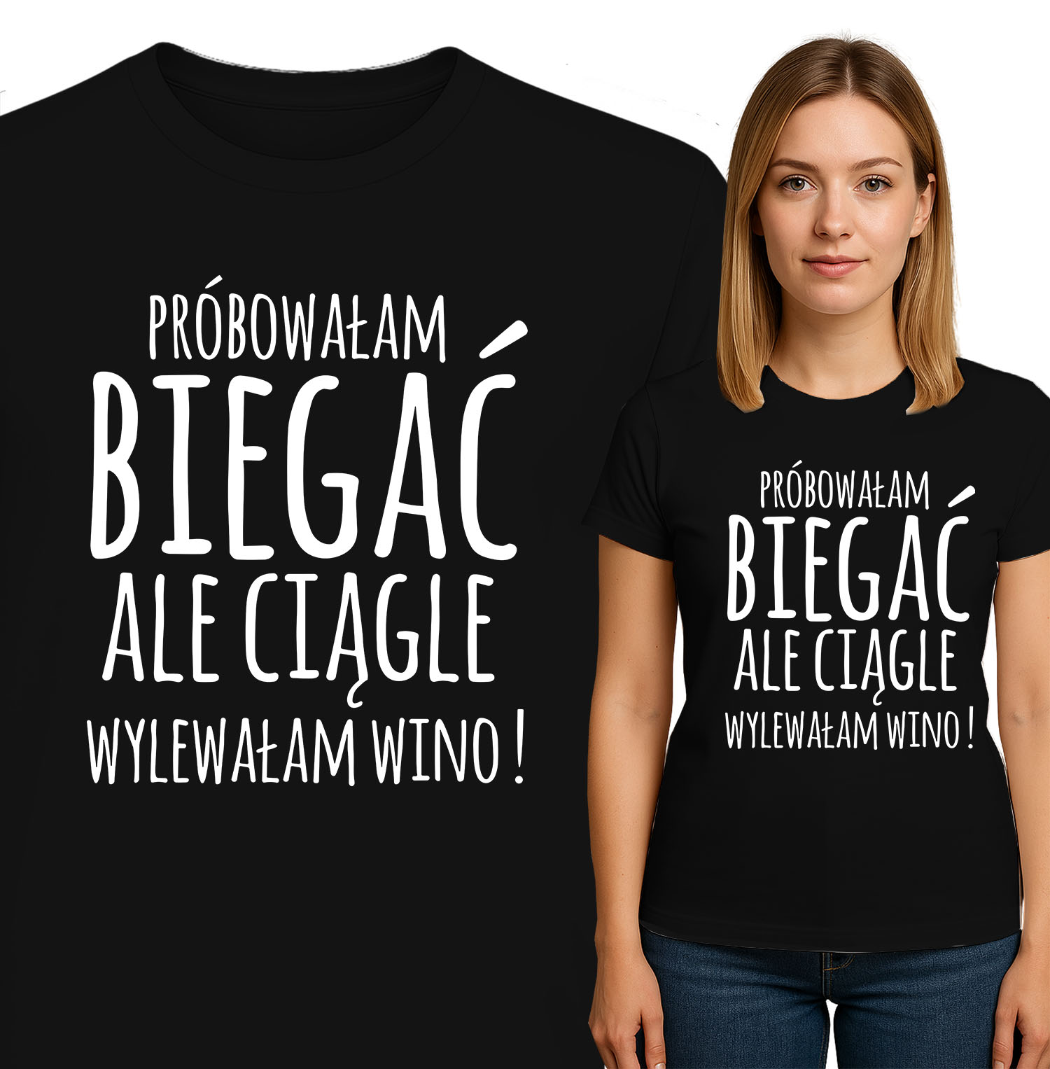'PRÓBOWAŁAM BIEGAC ALE CIĄGLE WYLEWAŁAM WINO!'