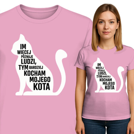 'IM WIĘCEJ POZNAJE LUDZI, TYM BARDZIEJ KOCHAM MOJEGO KOTA'