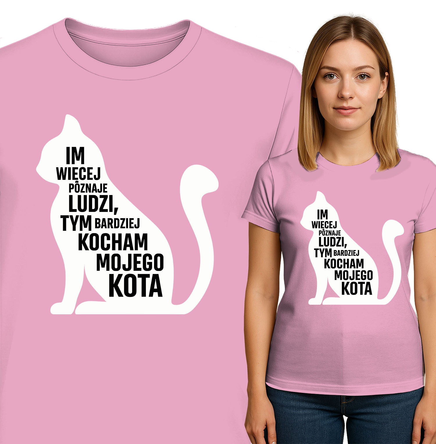'IM WIĘCEJ POZNAJE LUDZI, TYM BARDZIEJ KOCHAM MOJEGO KOTA'