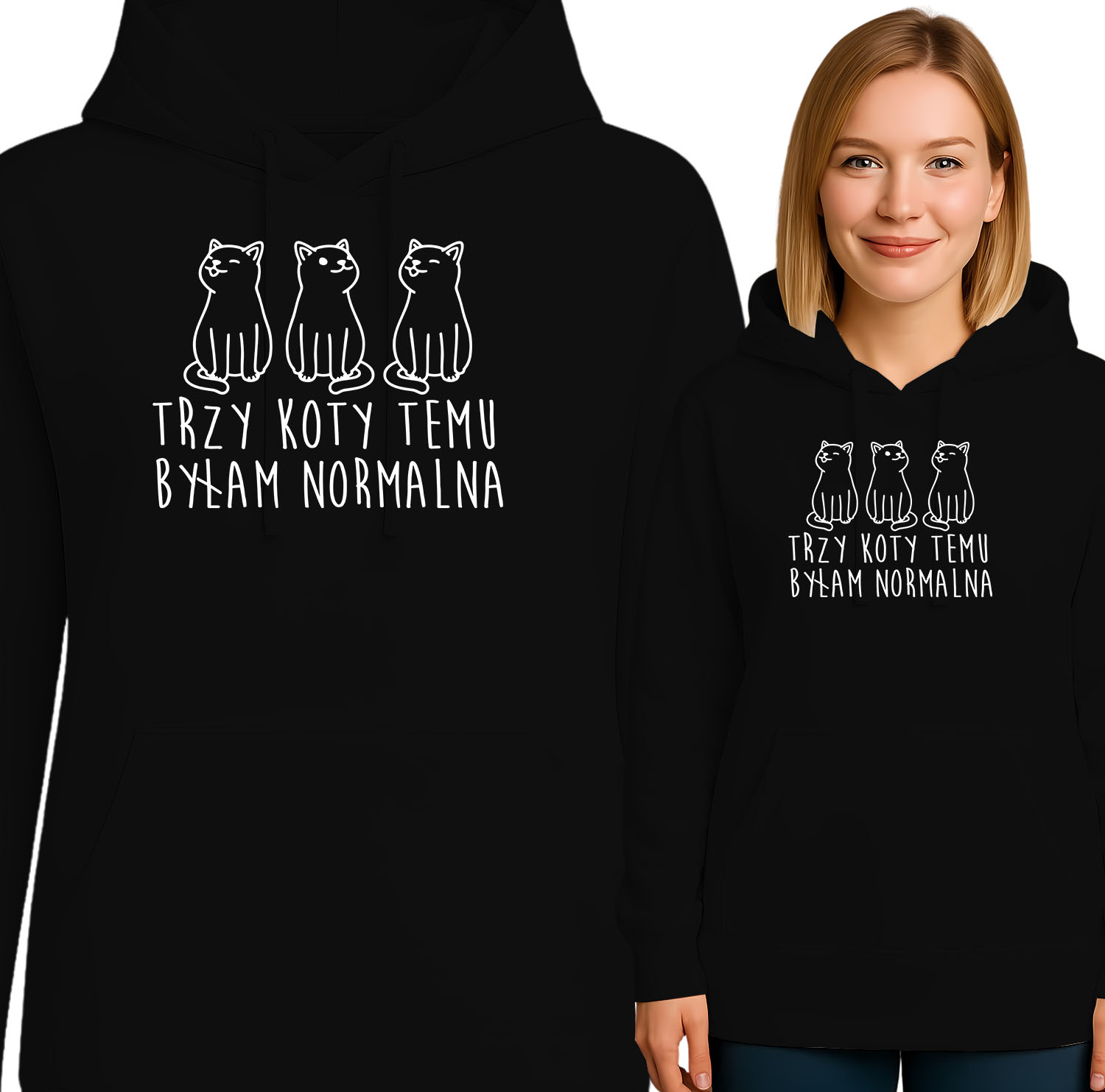 TRZY KOTY TEMU BYŁAM NORMALNA'