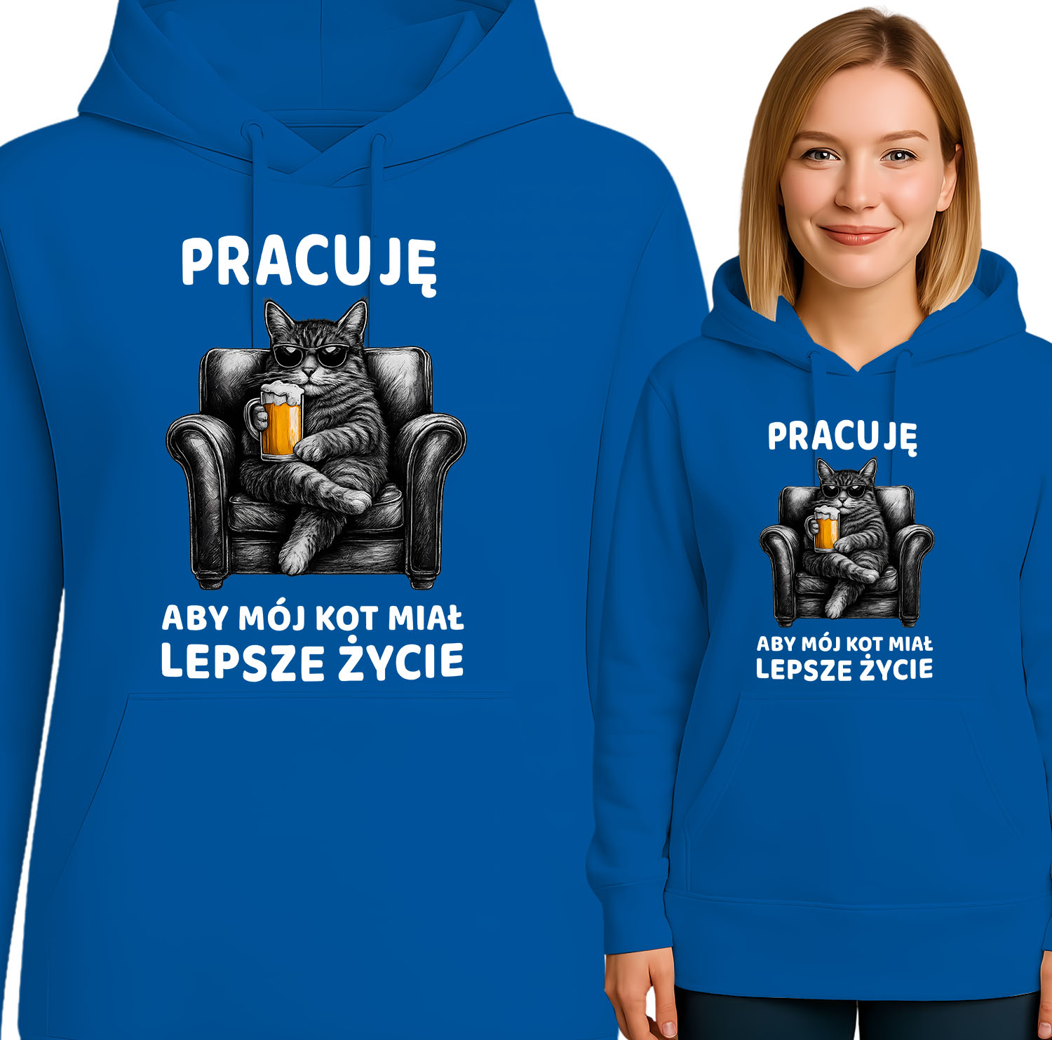'PRACUJĘ ABY MÓJ KOT MIAŁ LEPSZE ŻYCIE'