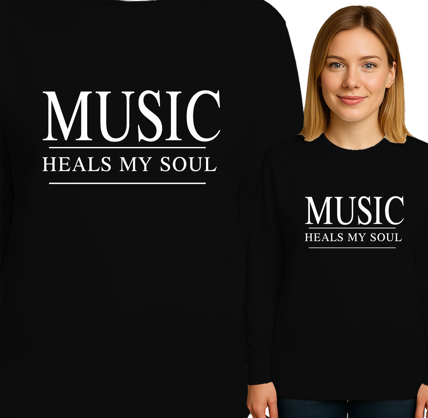 'MUSIC HEALS MY SOUL'