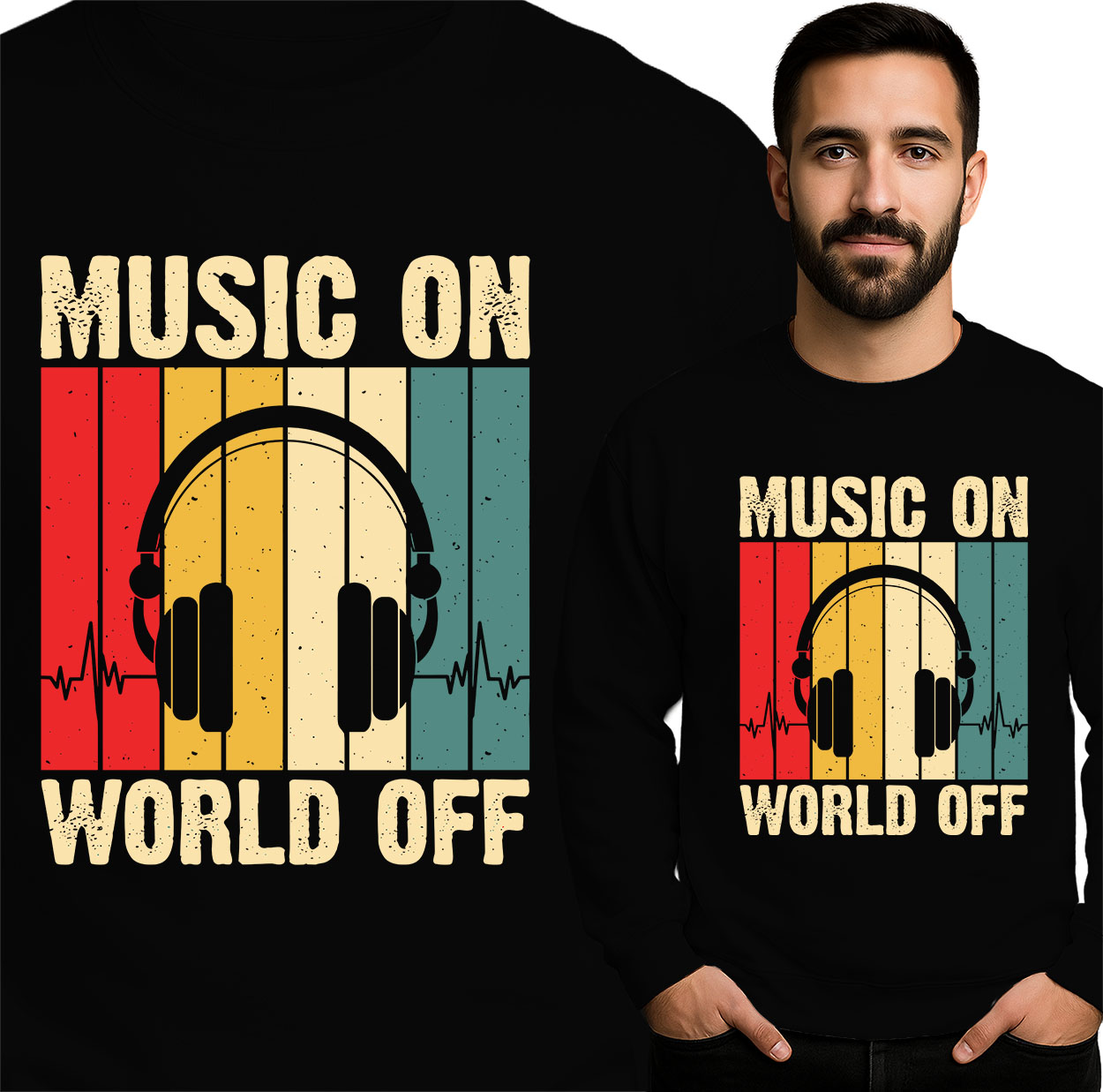 'MUSIC ON WORLD OFF'