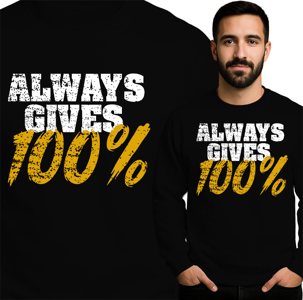 'Always Gives 100%'
