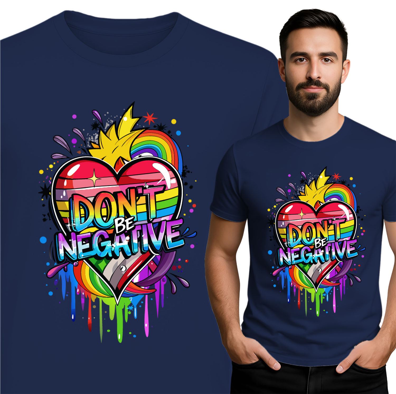 'DON'T BE NEGATIVE'