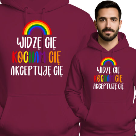 'WIDZĘ CIĘ KOCHAM CIĘ AKCEPTUJĘ CIĘ'