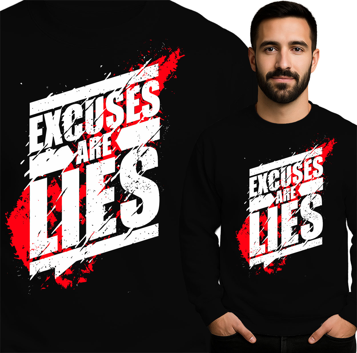 'Ecuses are lieas'