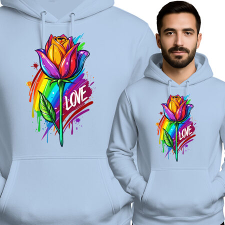 'Rainbow Rose of Love'
