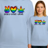 'PEACE LOVE. PRIDE'