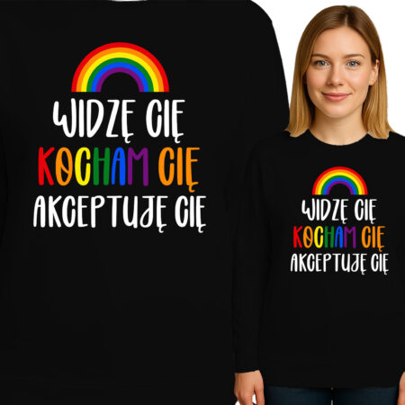 'WIDZĘ CIĘ KOCHAM CIĘ AKCEPTUJĘ CIĘ'