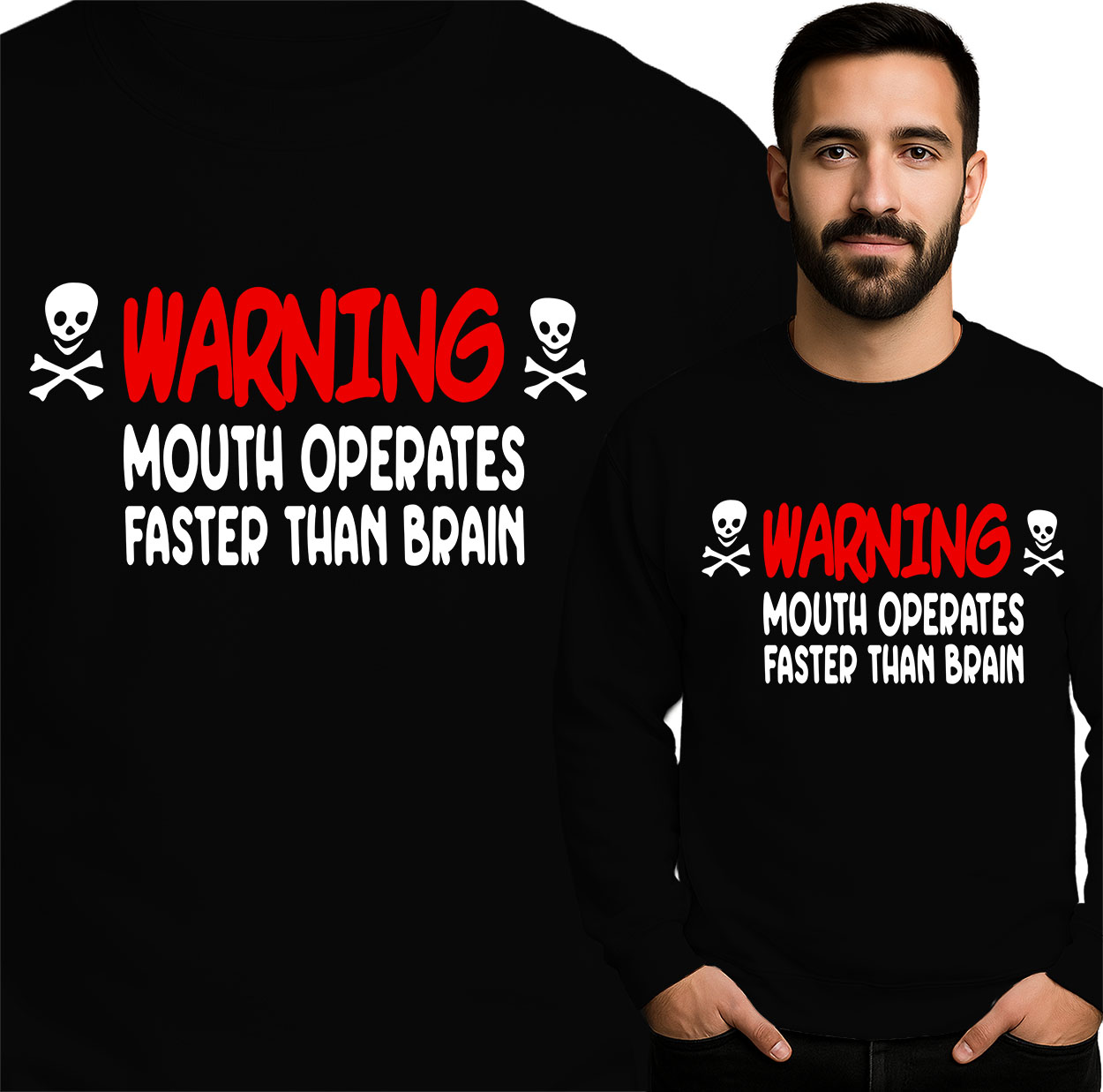 'Warning Mouth Operates Faster Than Brain'