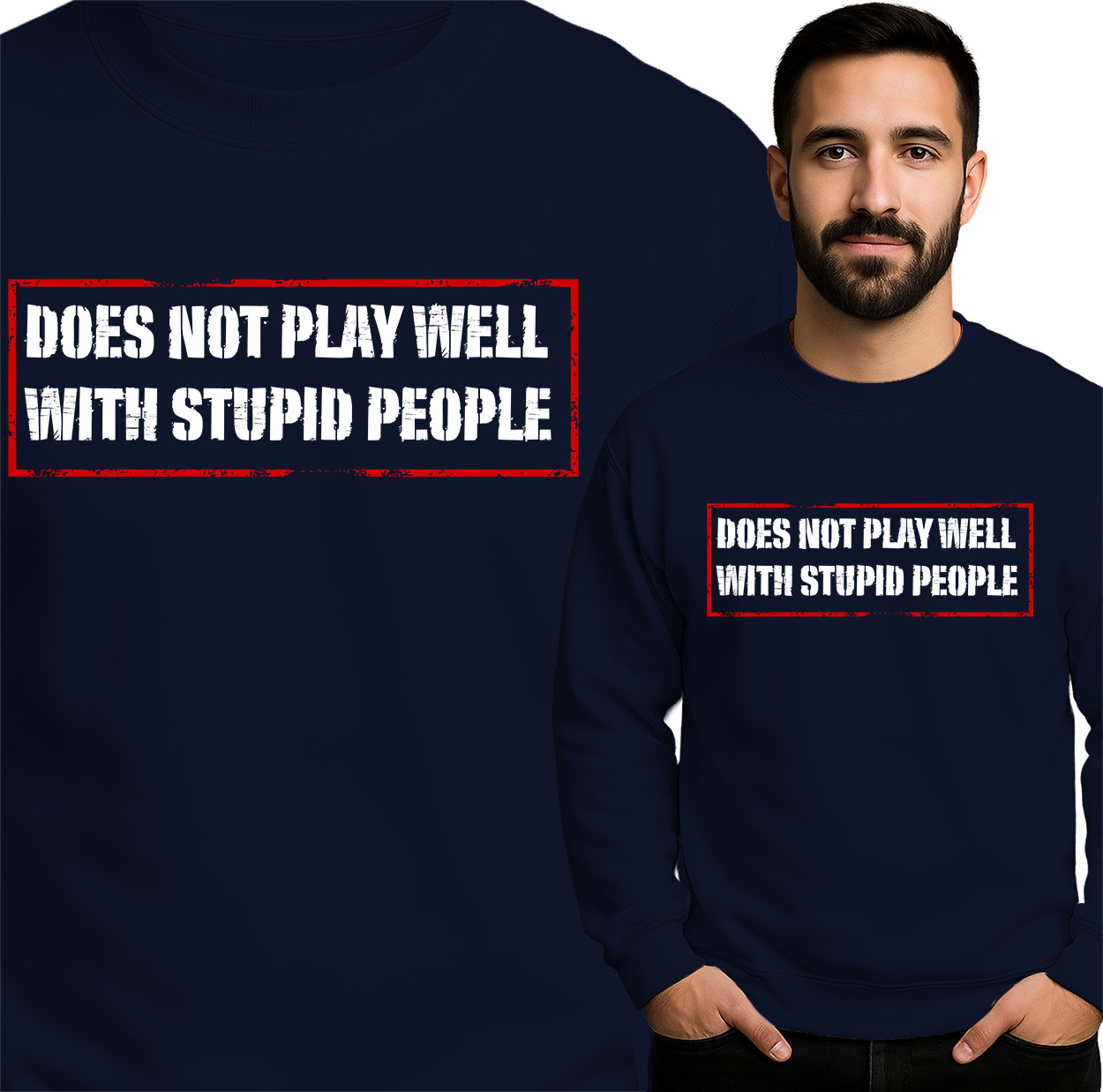 'DOES NOT PLAY WELL WITH STUPID PEOPLE'