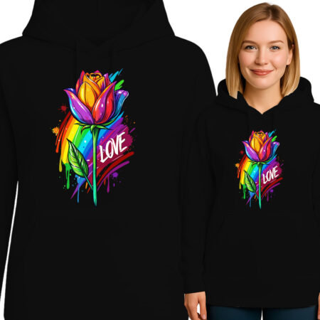 'Rainbow Rose of Love'