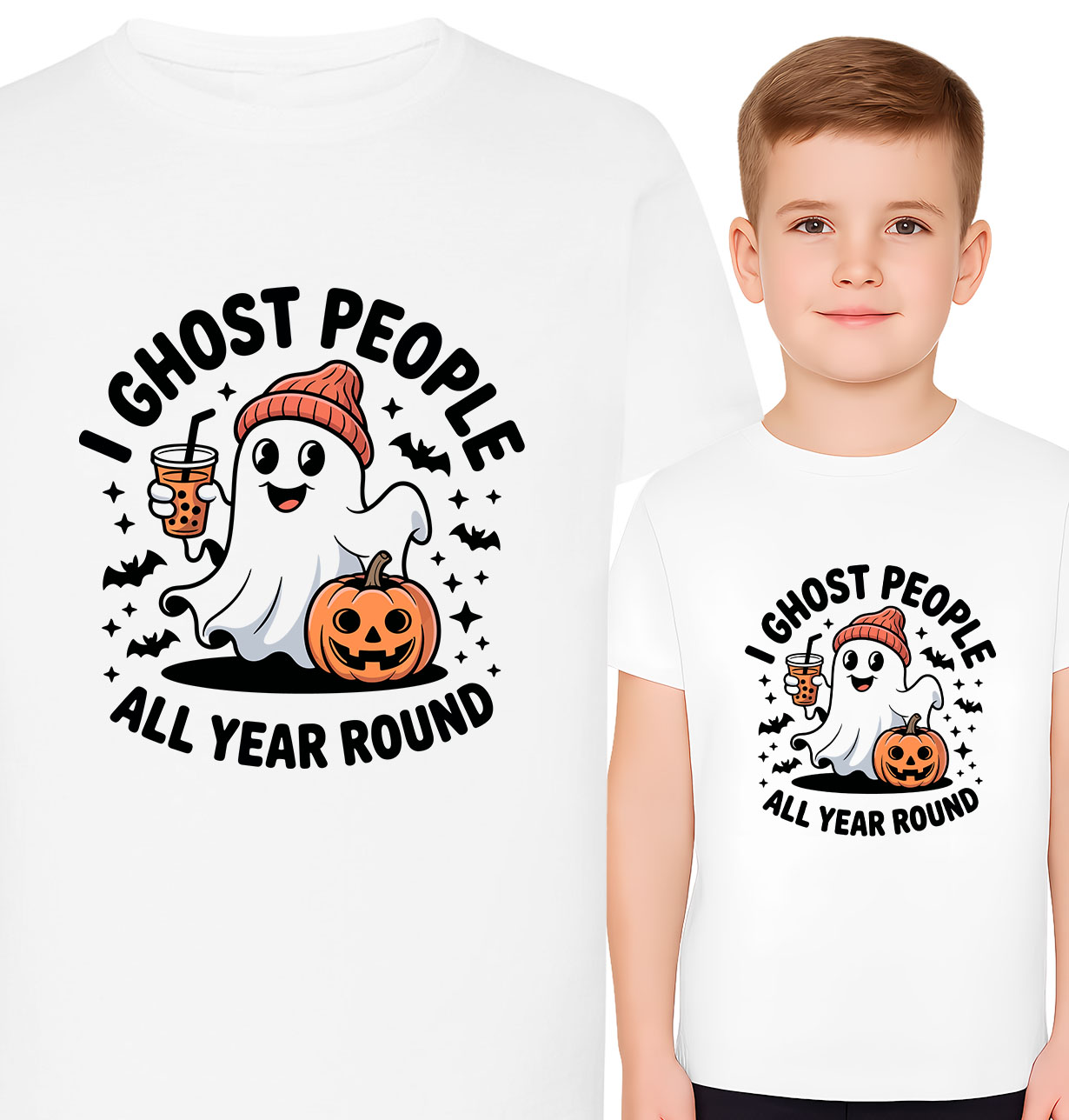 'I GHOST PEOPLE ALL YEAR ROUND'
