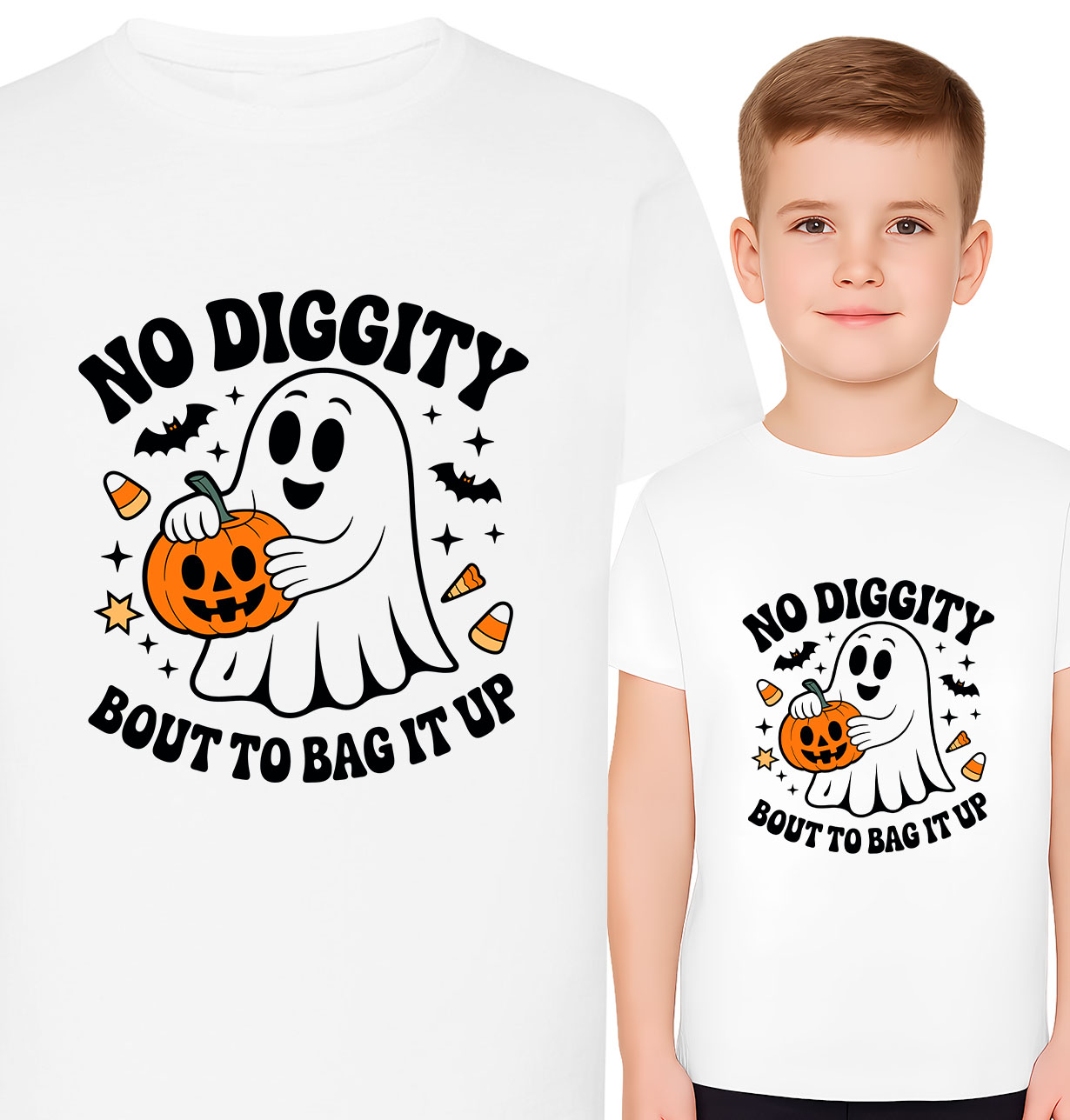 'NO DIGGITY BOUT TO BAG IT UP'