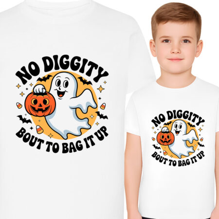 'NO DIGGITY BOUT TO BAG IT UP'