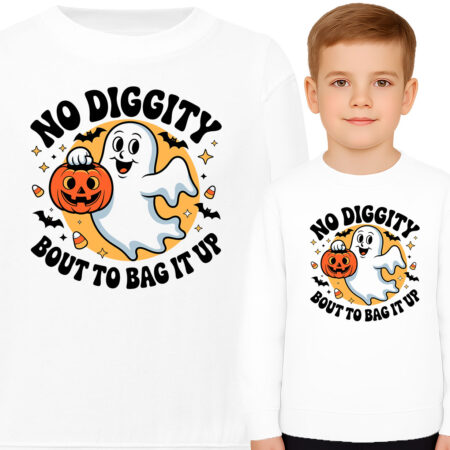 'NO DIGGITY BOUT TO BAG IT UP'