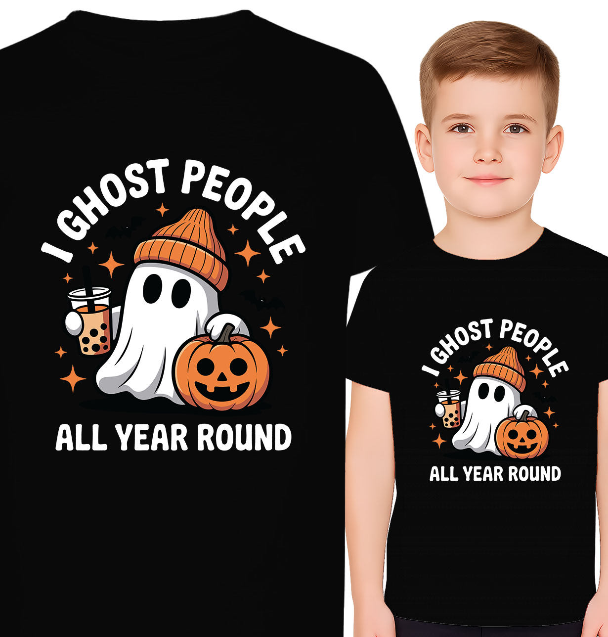 'I GHOST PEOPLE ALL YEAR ROUND'