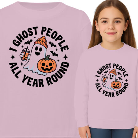 'I GHOST PEOPLE ALL YEAR ROUND'