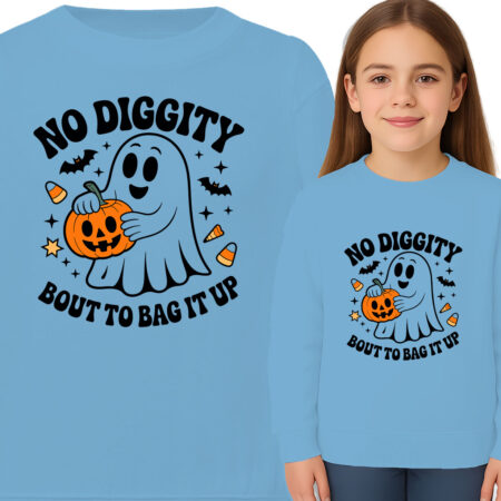 'NO DIGGITY BOUT TO BAG IT UP'