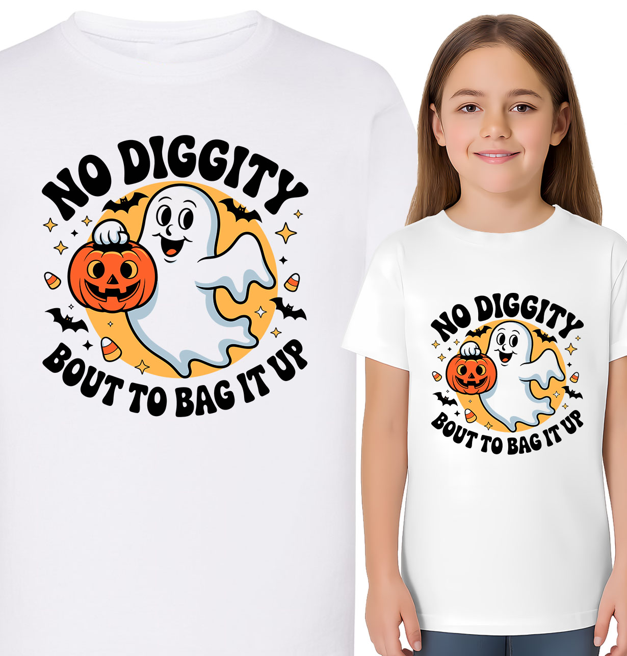 'NO DIGGITY BOUT TO BAG IT UP'