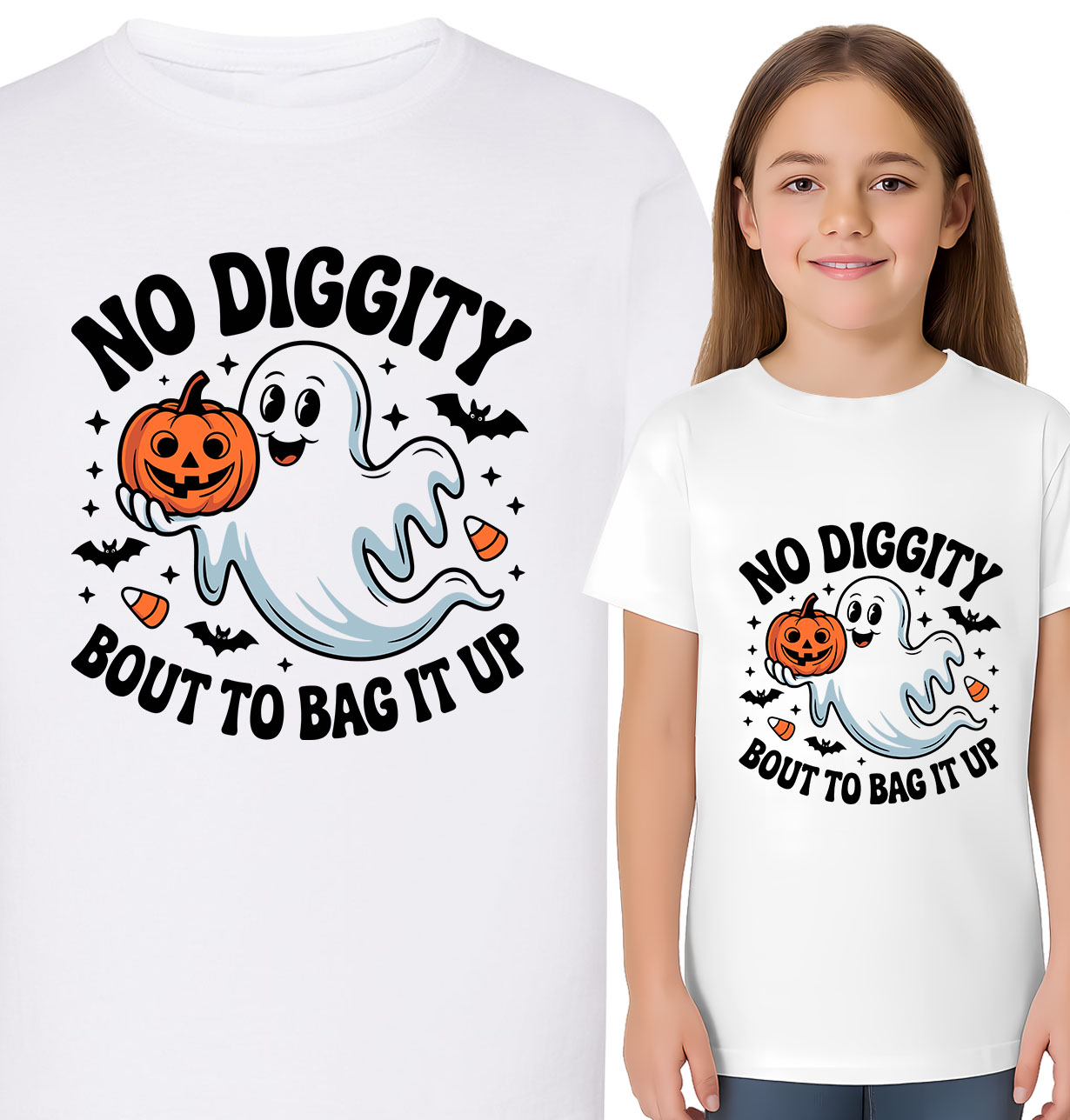 'NO DIGGITY BOUT TO BAG IT UP'