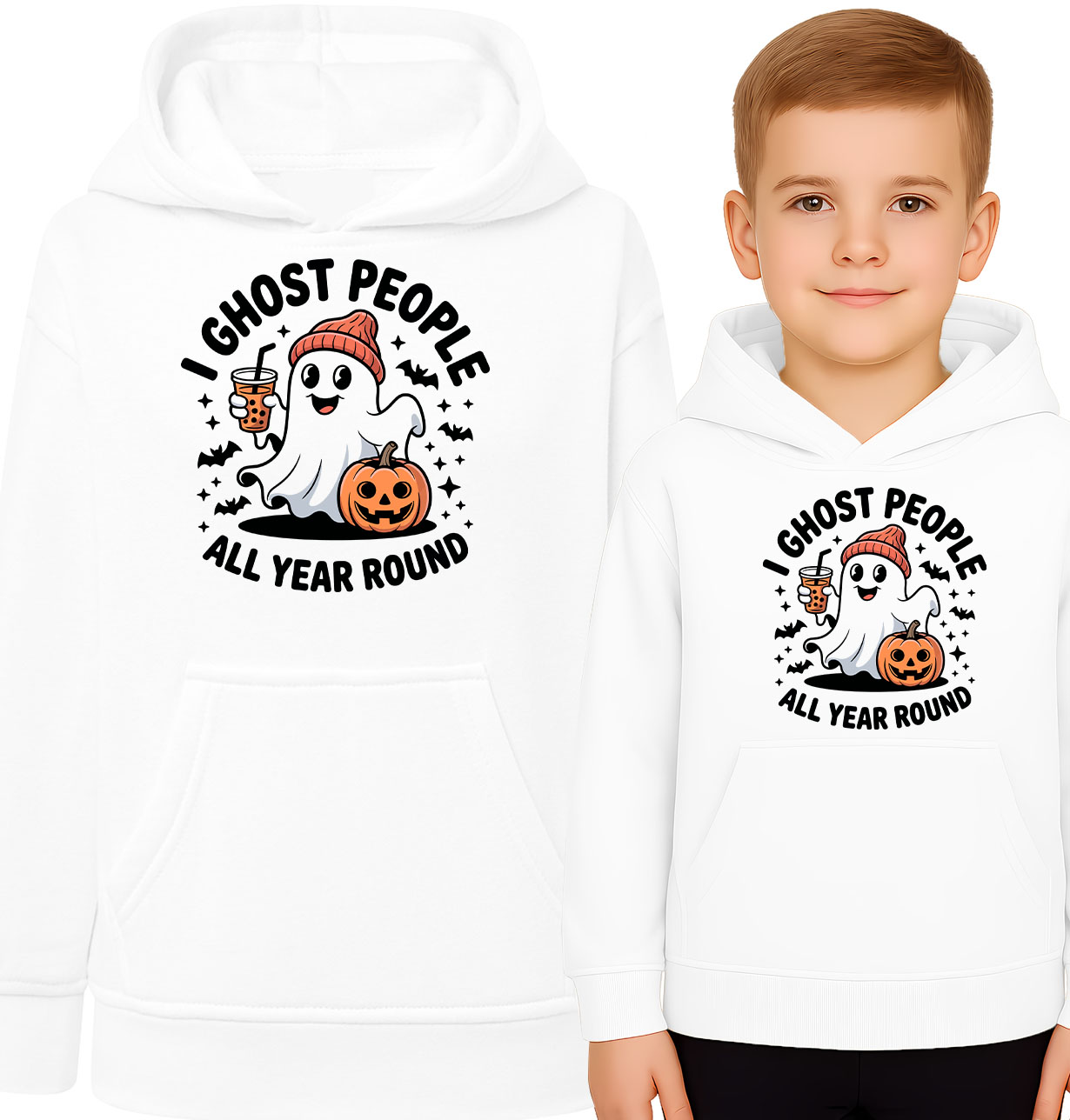 'I GHOST PEOPLE ALL YEAR ROUND'