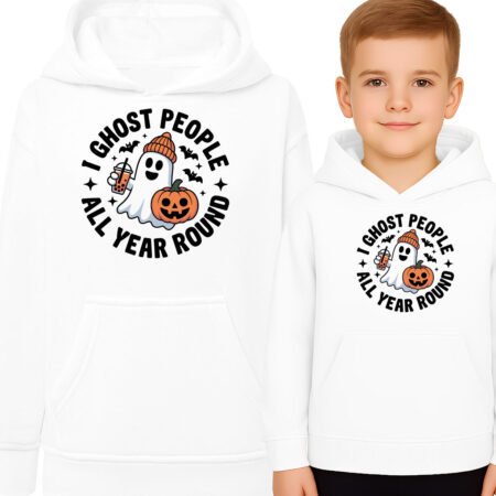 'I GHOST PEOPLE ALL YEAR ROUND'