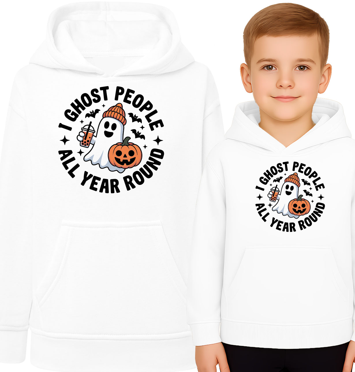 'I GHOST PEOPLE ALL YEAR ROUND'