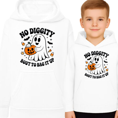 'NO DIGGITY BOUT TO BAG IT UP'