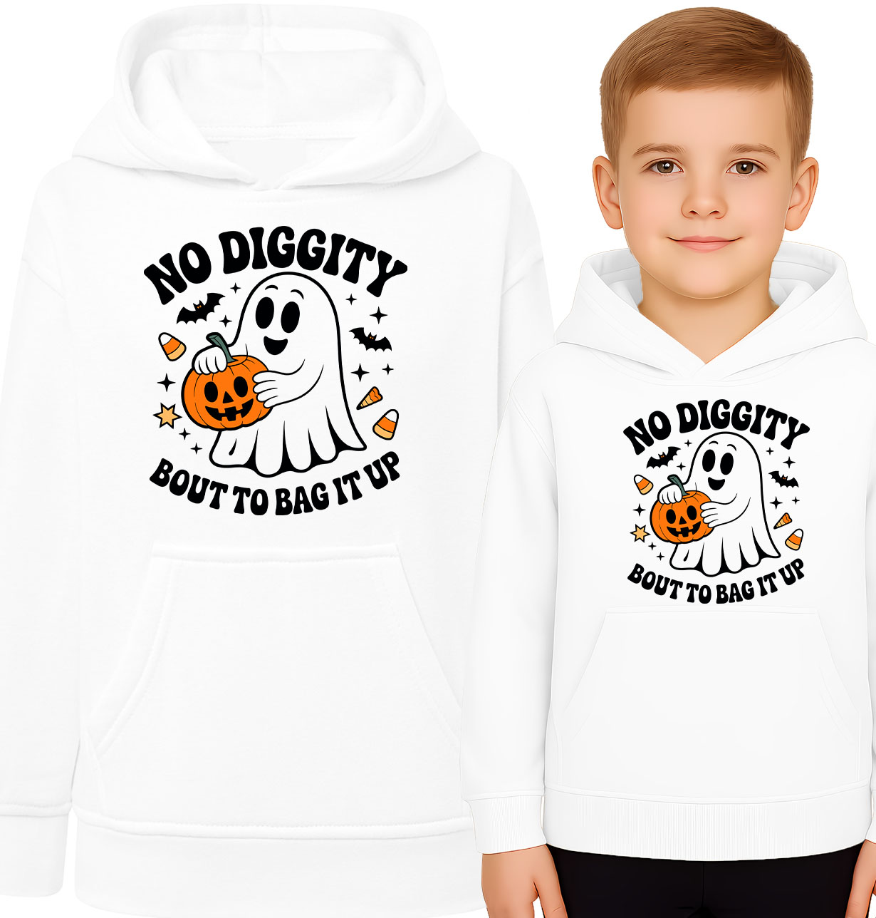 'NO DIGGITY BOUT TO BAG IT UP'