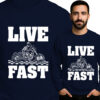'Live Fast' z motocyklem