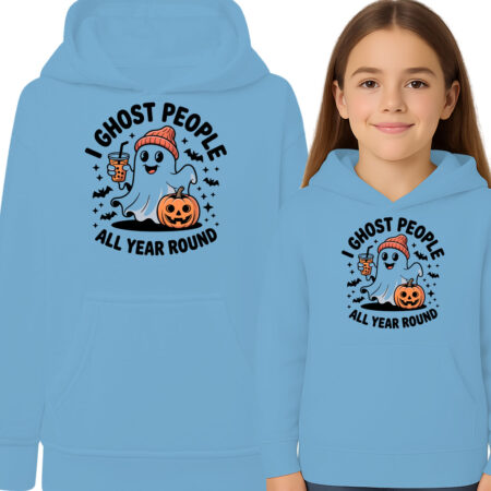 'I GHOST PEOPLE ALL YEAR ROUND'